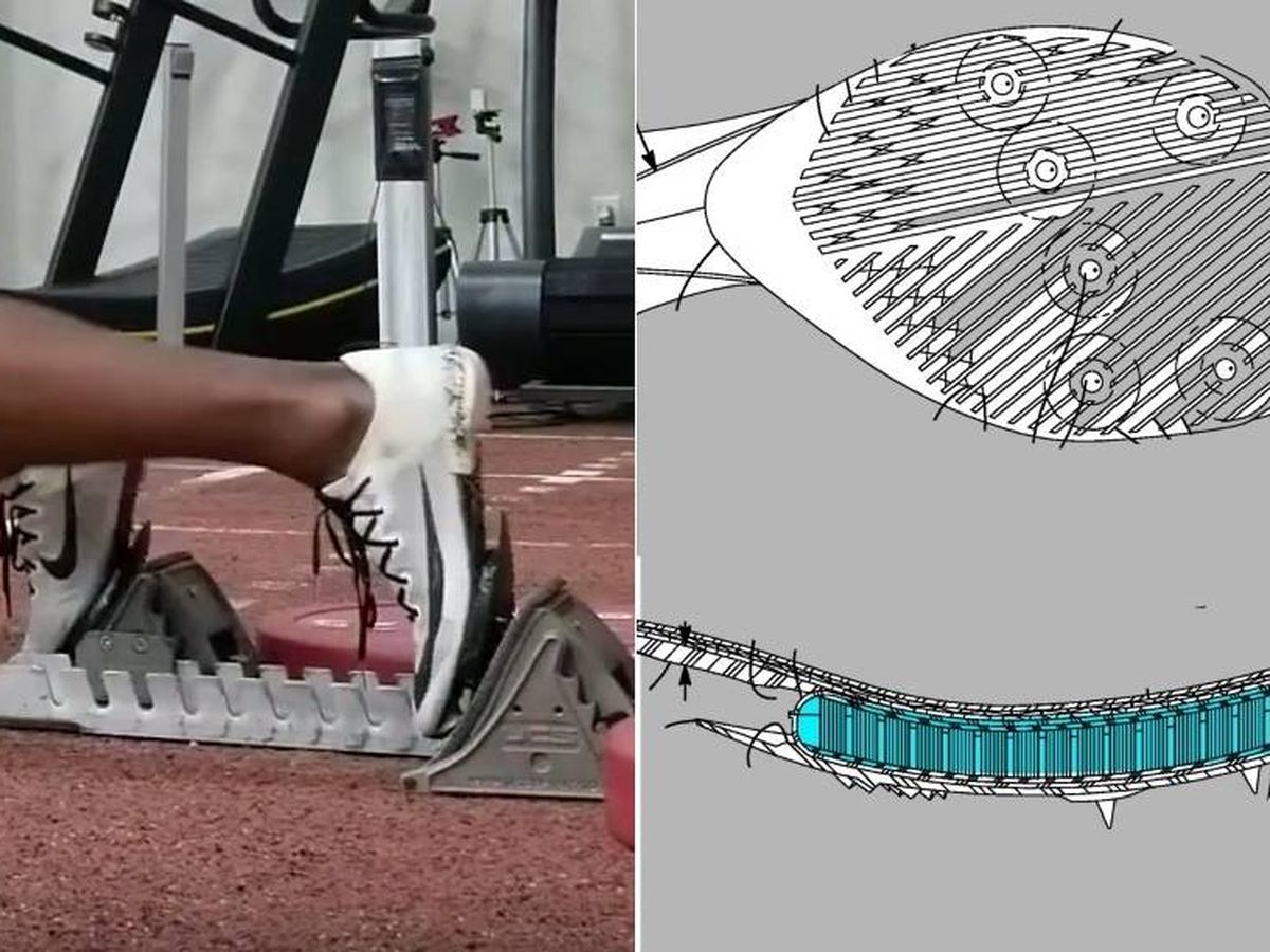 Foto: El prototipo de zapatillas Nike que puede revolucionar las pruebas de velocidad.
