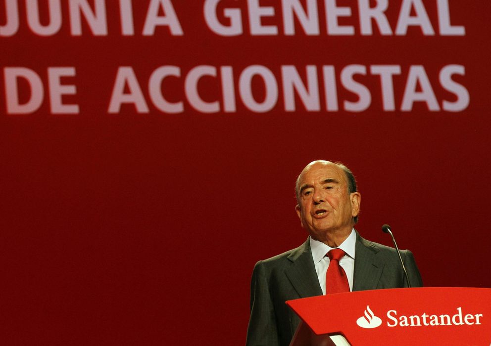 Foto:  presidente del Banco Santander, Emilio Botín (Efe)