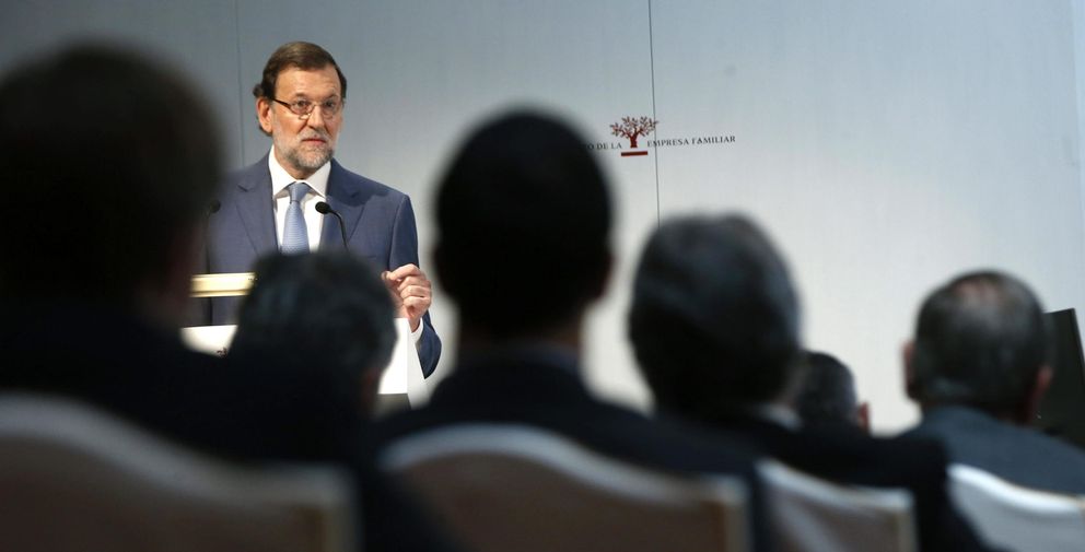 Rajoy, en la clausura de la asamblea.