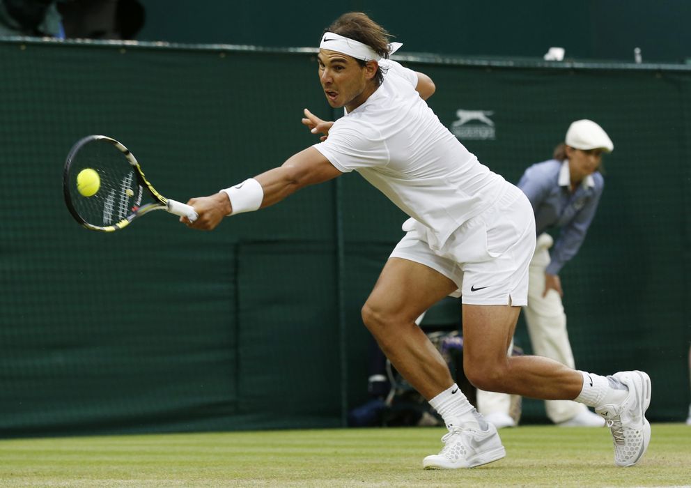 Foto: Rafa Nadal durante el pasado torneo de Wimbledon (AP)