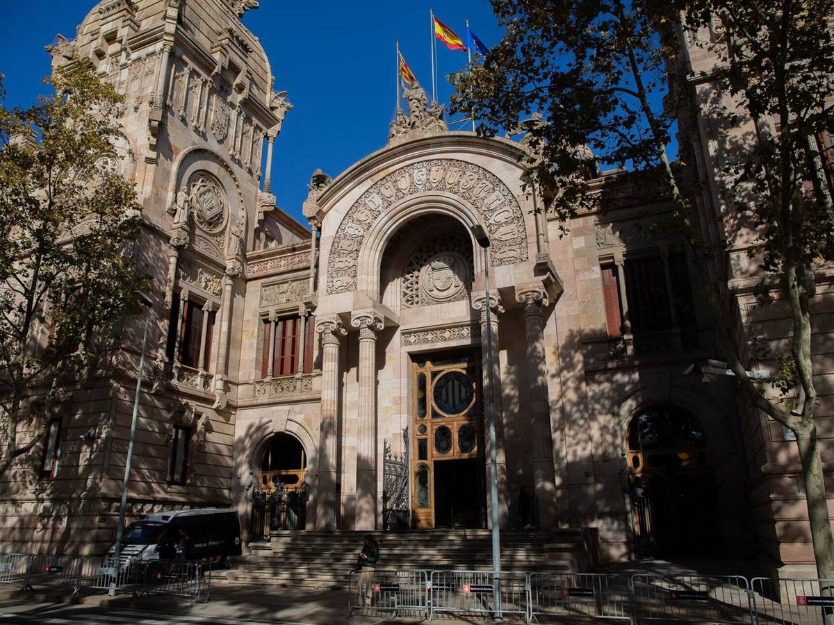 Foto: Foto de archivo de la fachada del Palacio de Justicia de Cataluña. (Europa Press/David Zorrakino).