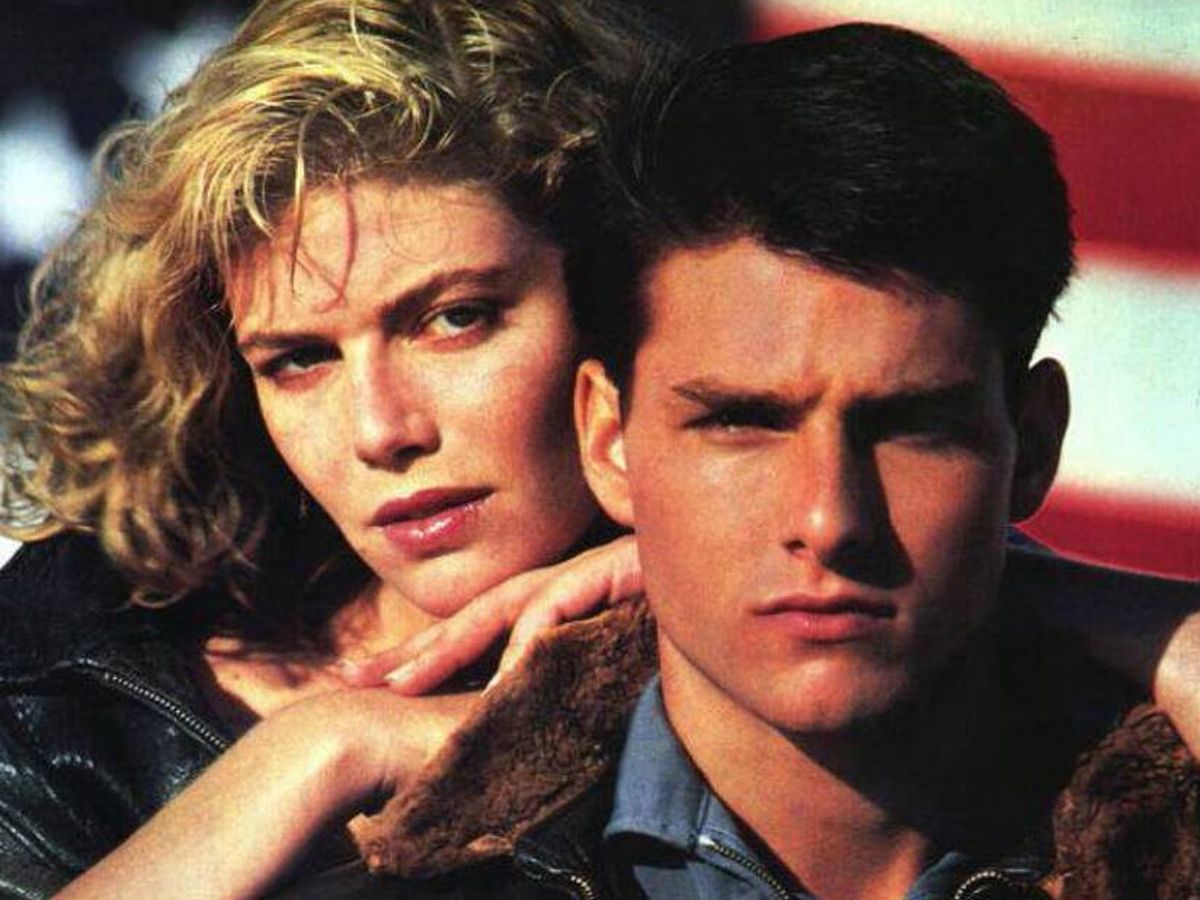 Foto: Kelly McGillis y Tom Cruise en 'Top Gun'. (Paramount)