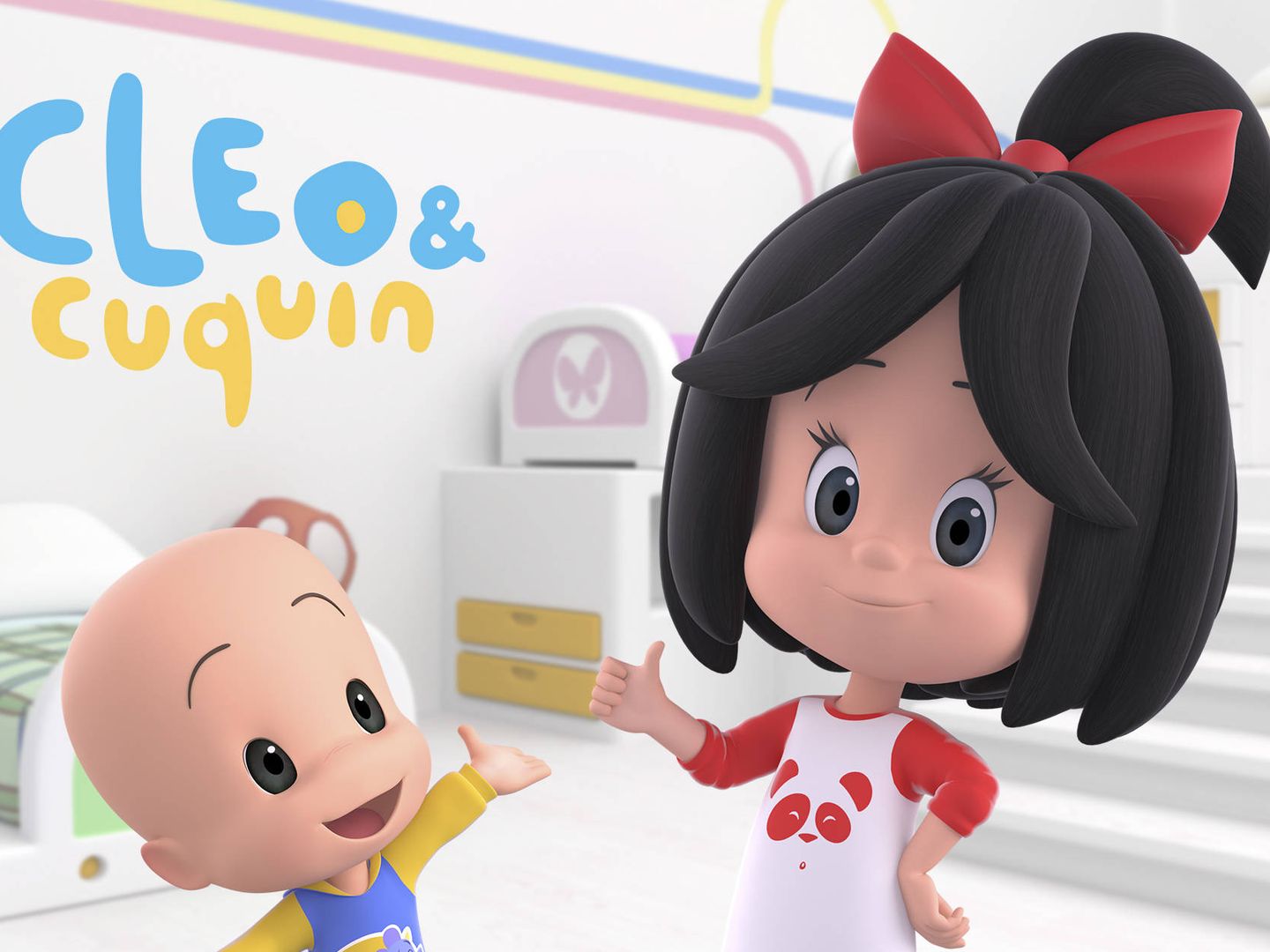 Cleo y el bebé Cuquin, protagonistas principales de esta nueva serie. (RTVE)