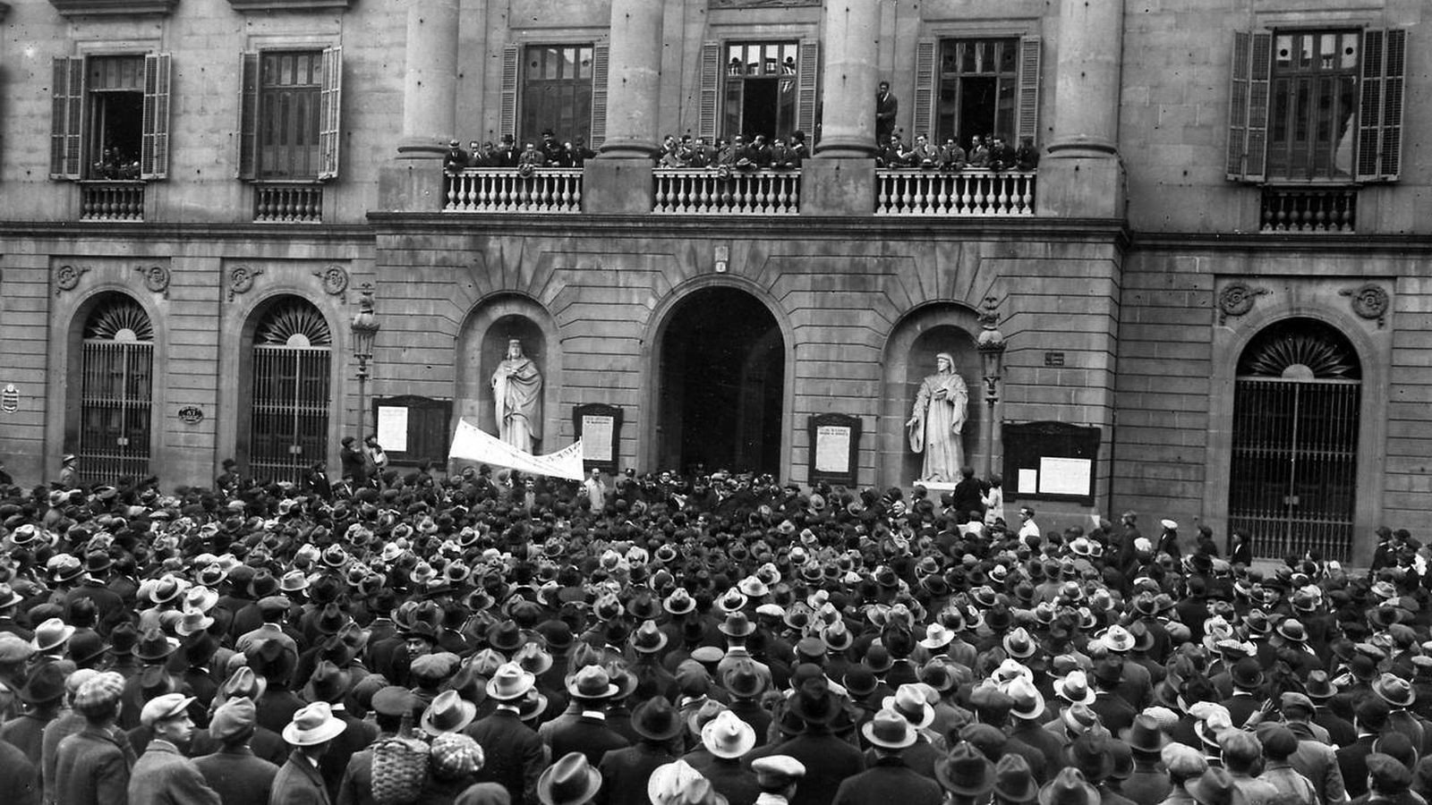 Foto: Huelga de la Canadiense en Barcelona en 1919