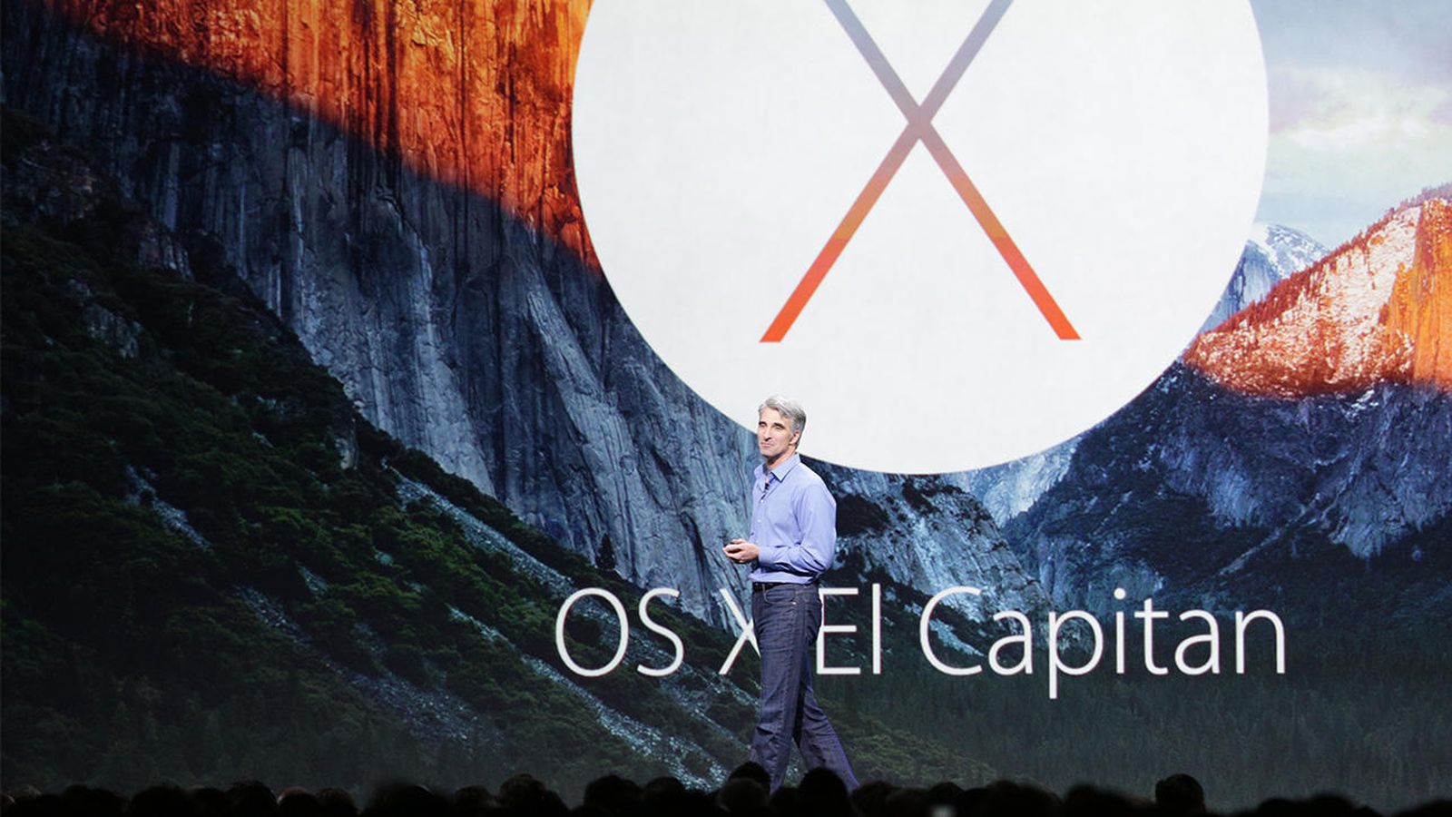 Foto: Craig Federighi presenta OS X El Capitan