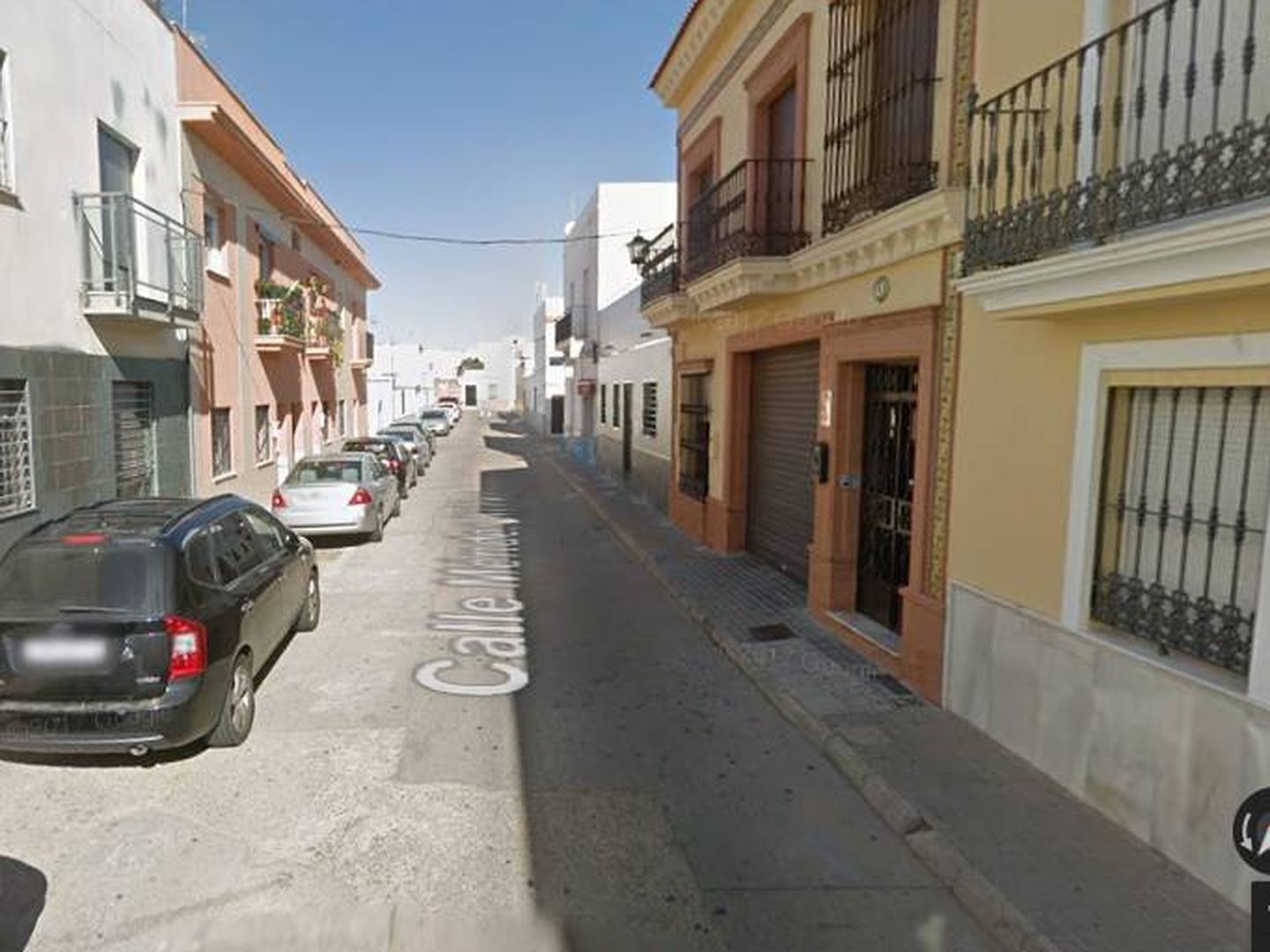 La calle Méndez Núñez, en Lepe, donde ocurrieron los hechos. (Google Maps)