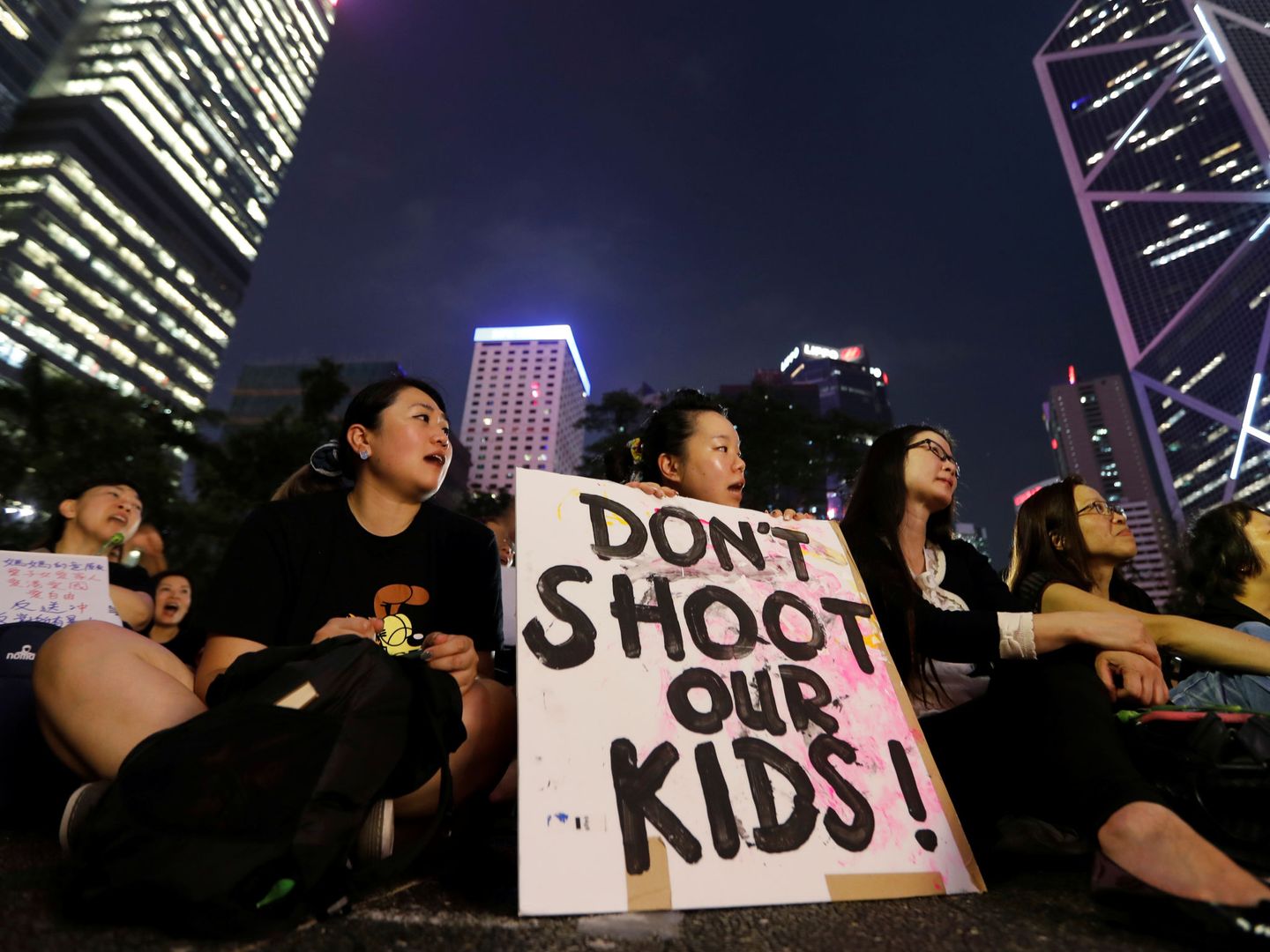 Imagen de las protestas en Hong Kong. (Reuters)