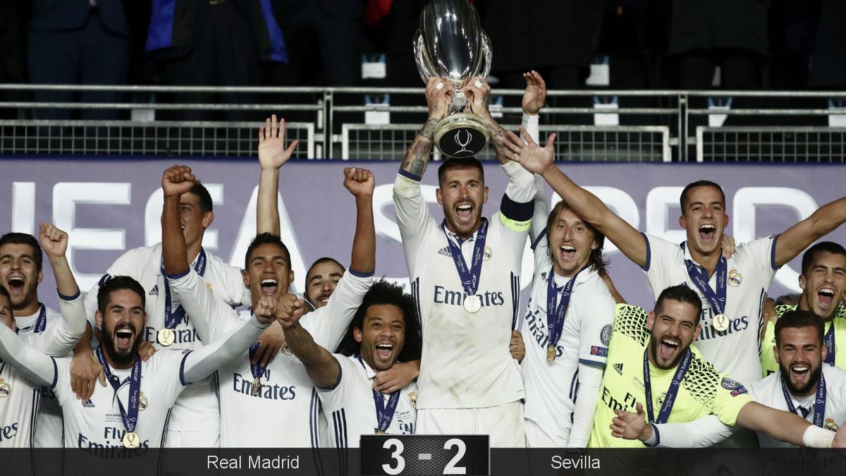 Sergio Ramos impone el 'estilo Lisboa' otra vez para hacer supercampeón al Madrid