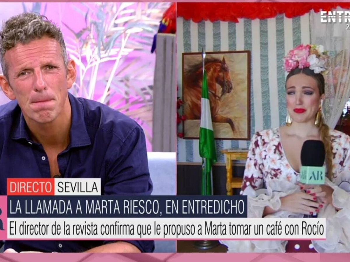 Foto: Joaquín Prat y Marta Riesco en 'El programa de Ana Rosa'. (Mediaset España)