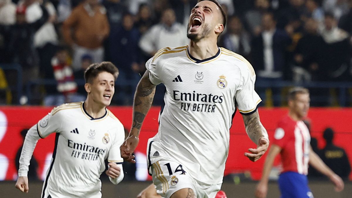 El descabello de Joselu y Brahim al Atleti mete al Real Madrid en la final de la Supercopa  (5-3)