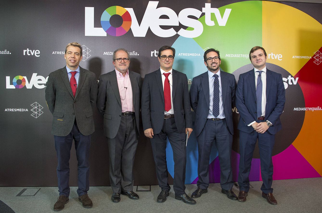 Presentación de la plataforma LOVEStv, a finales del pasado mes de noviembre. (RTVE)