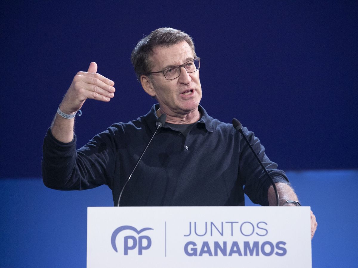 Foto: El presidente del Partido Popular, Alberto Núñez Feijóo. (Europa Press/Jorge Peteiro)