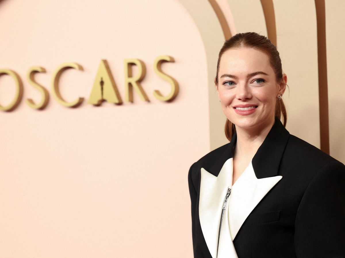 Foto: Emma Stone, nominada a mejor actriz en los Oscar 2024. (Reuters/Mario Anzuoni)