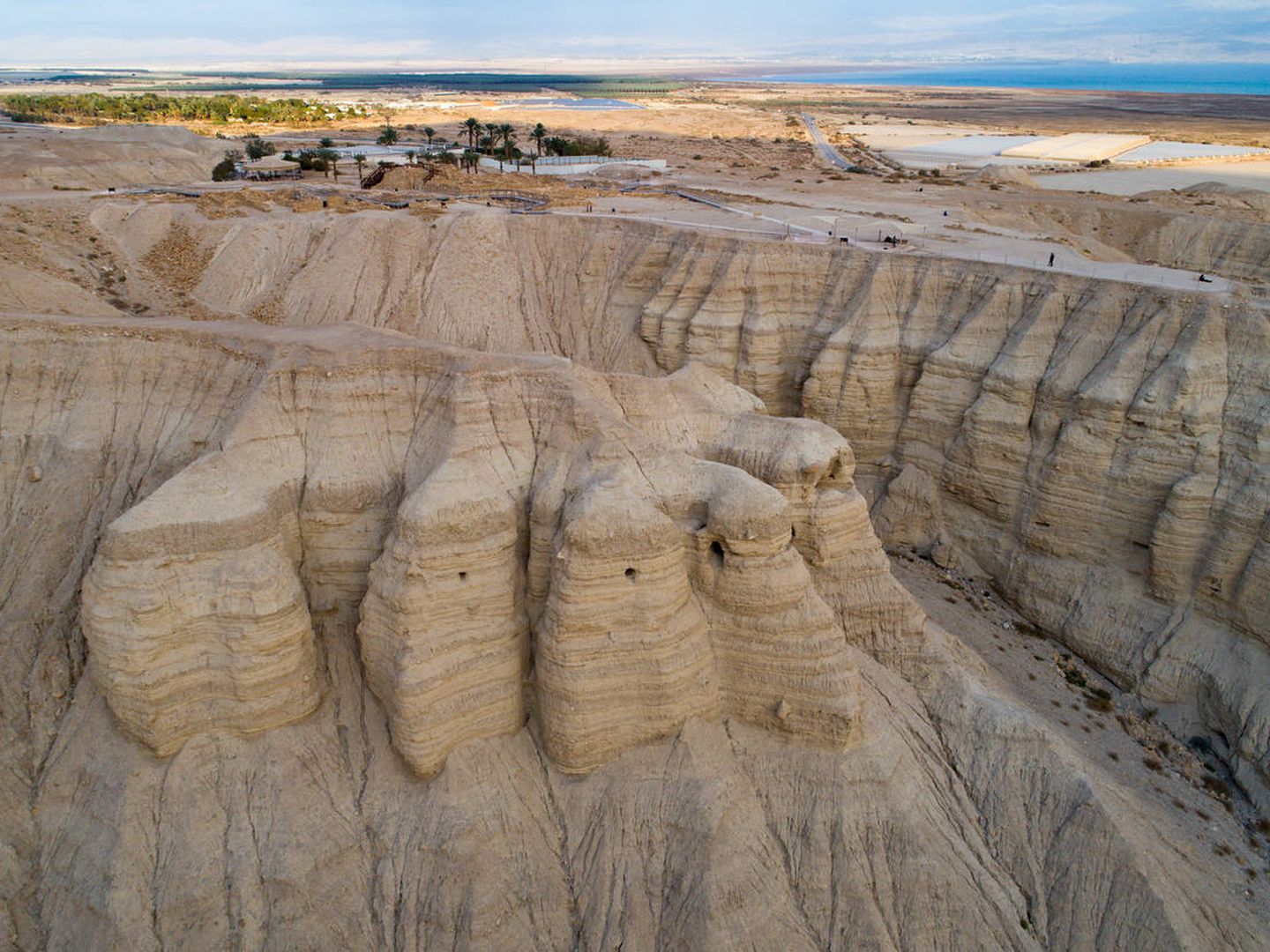 El valle de Qumrán, donde fueron encontrados los restos arqueológicos. (iStock)