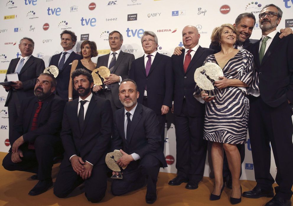 Foto: Foto de familia de los ganadores de los XX Premios de Cine José María Forqué (Efe/Kiko Huesca)