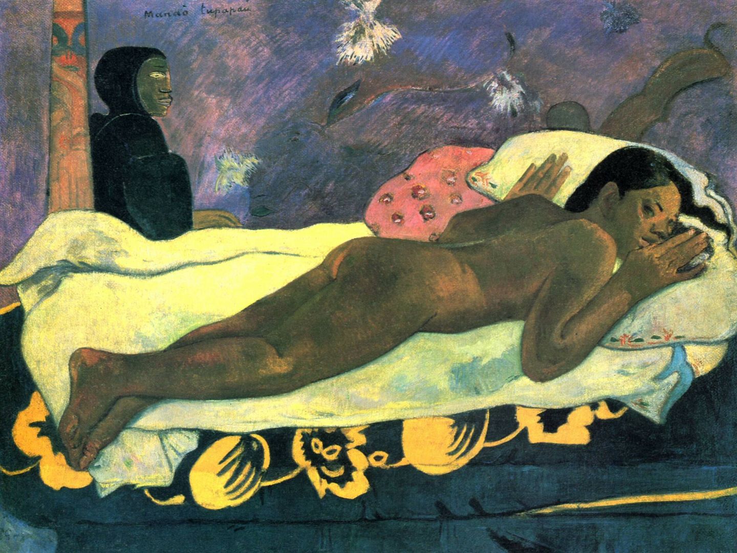 'El espíritu de los muertos vela'. Paul Gauguin. 1892. Albright-Knox Museum.