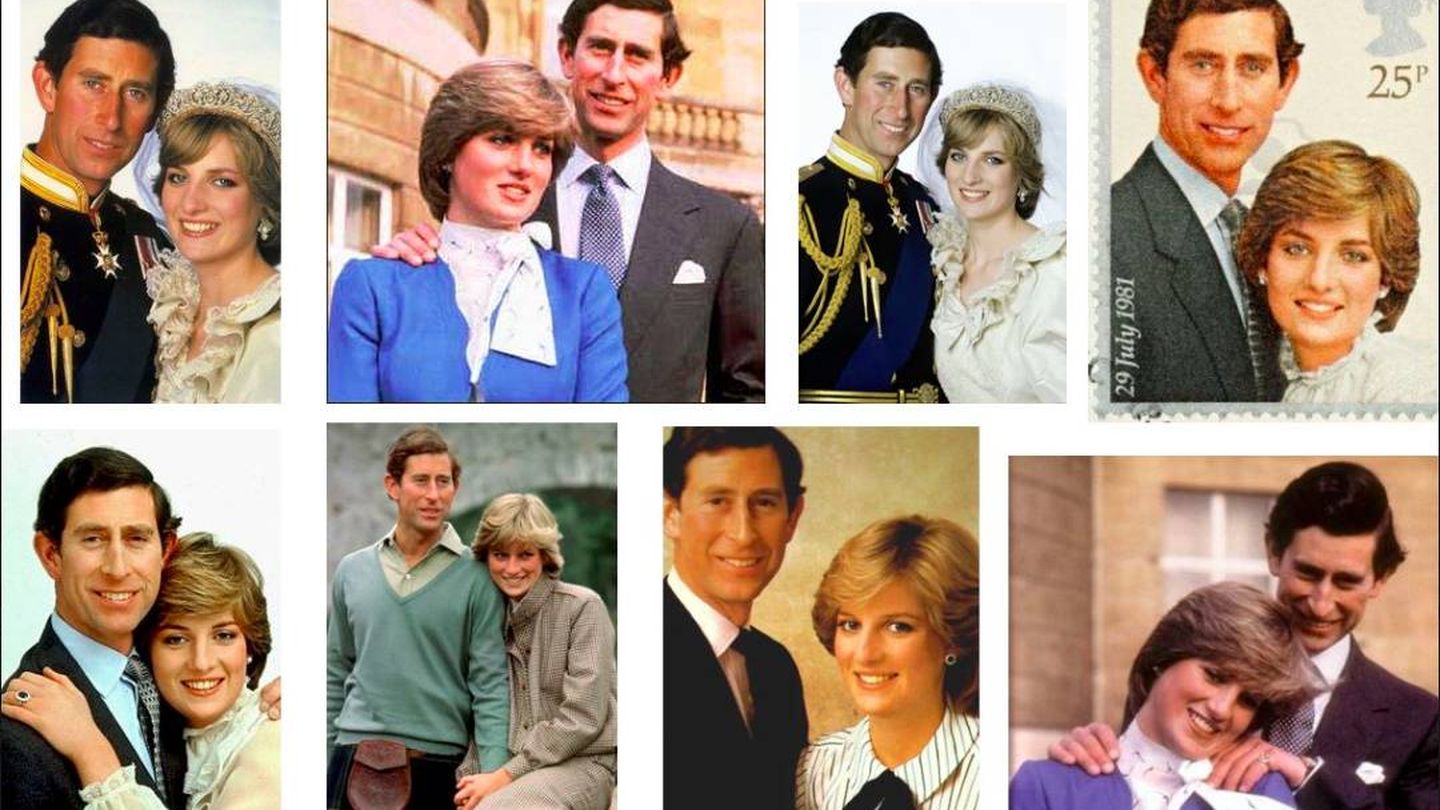 Montaje de fotos oficiales de los príncipes.  (Buckingham Palace)