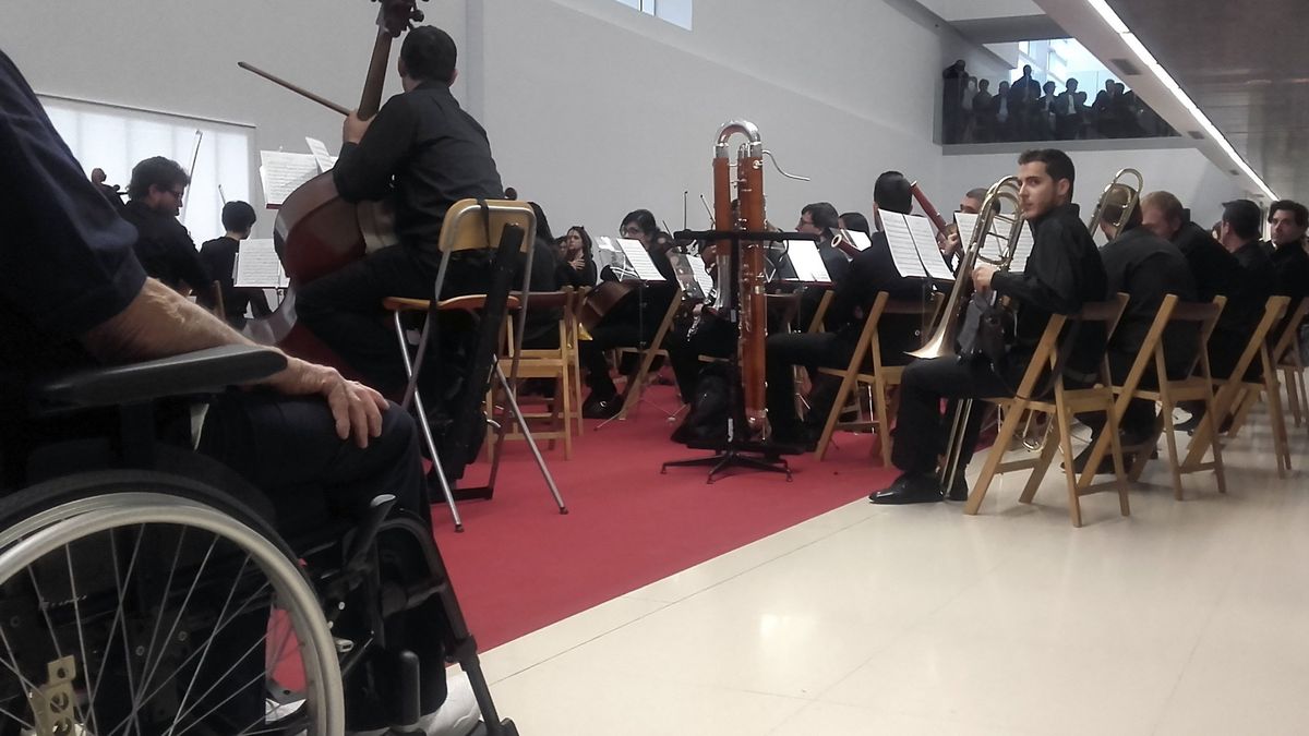 Los parapléjicos del Hospital de Toledo vibran con la Novena de Beethoven