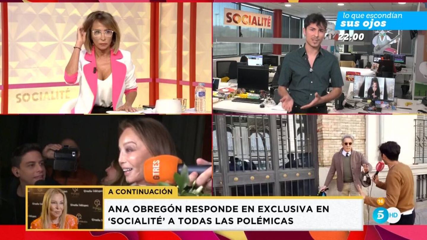 María Patiño y Arnau Martínez en 'Socialité'. (Mediaset)