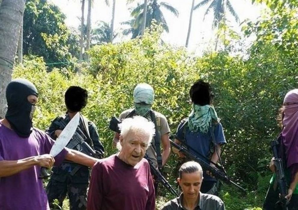 Foto: Los turistas alemanes secuestrados en Filipinas Stefan Okonek y Henrike Dielen (Twitter).