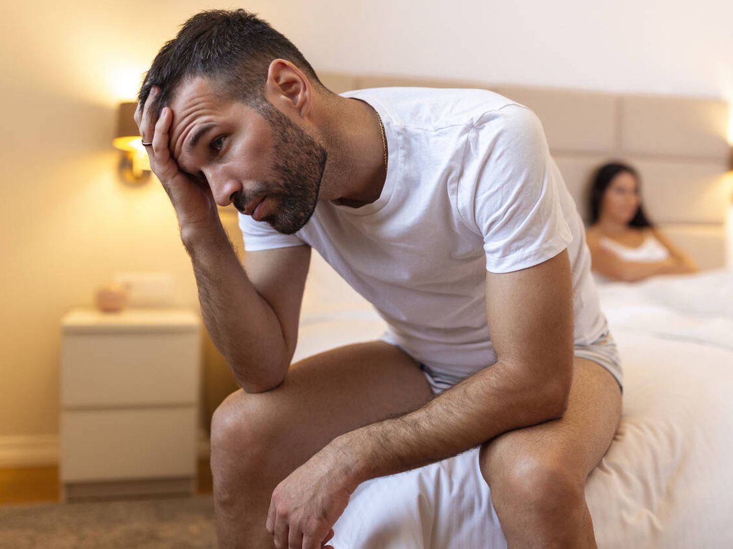 La falta de deseo sexual es una de las consecuencias del síndrome de déficit de testosterona. (iStock)
