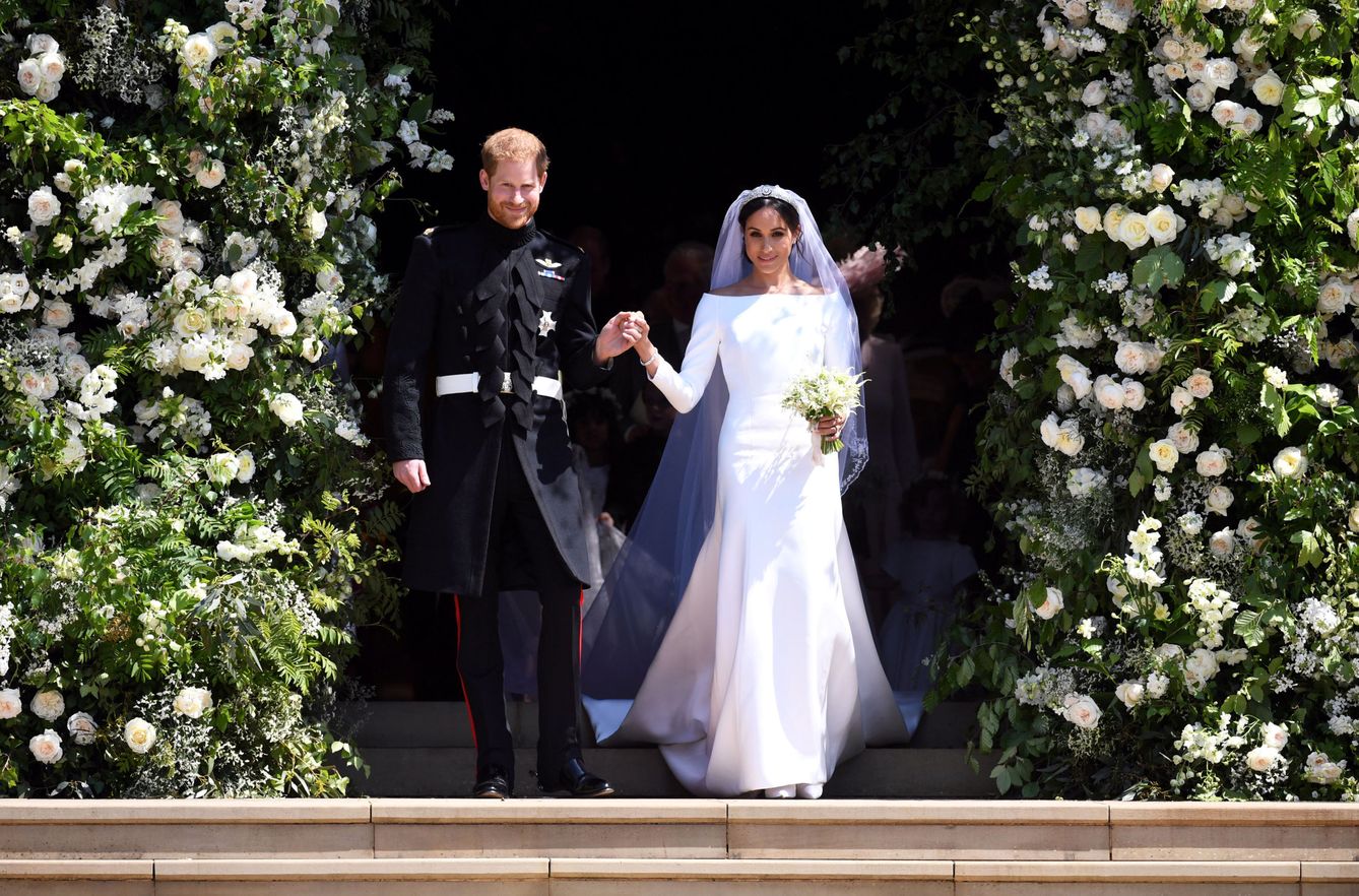 El príncipe Harry y Meghan Markle el día de su boda. (Reuters)