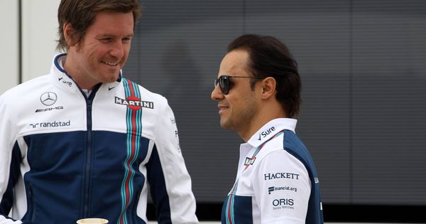 Foto: Rob Smedley con Felipe Massa en julio de 2016. (Imago)