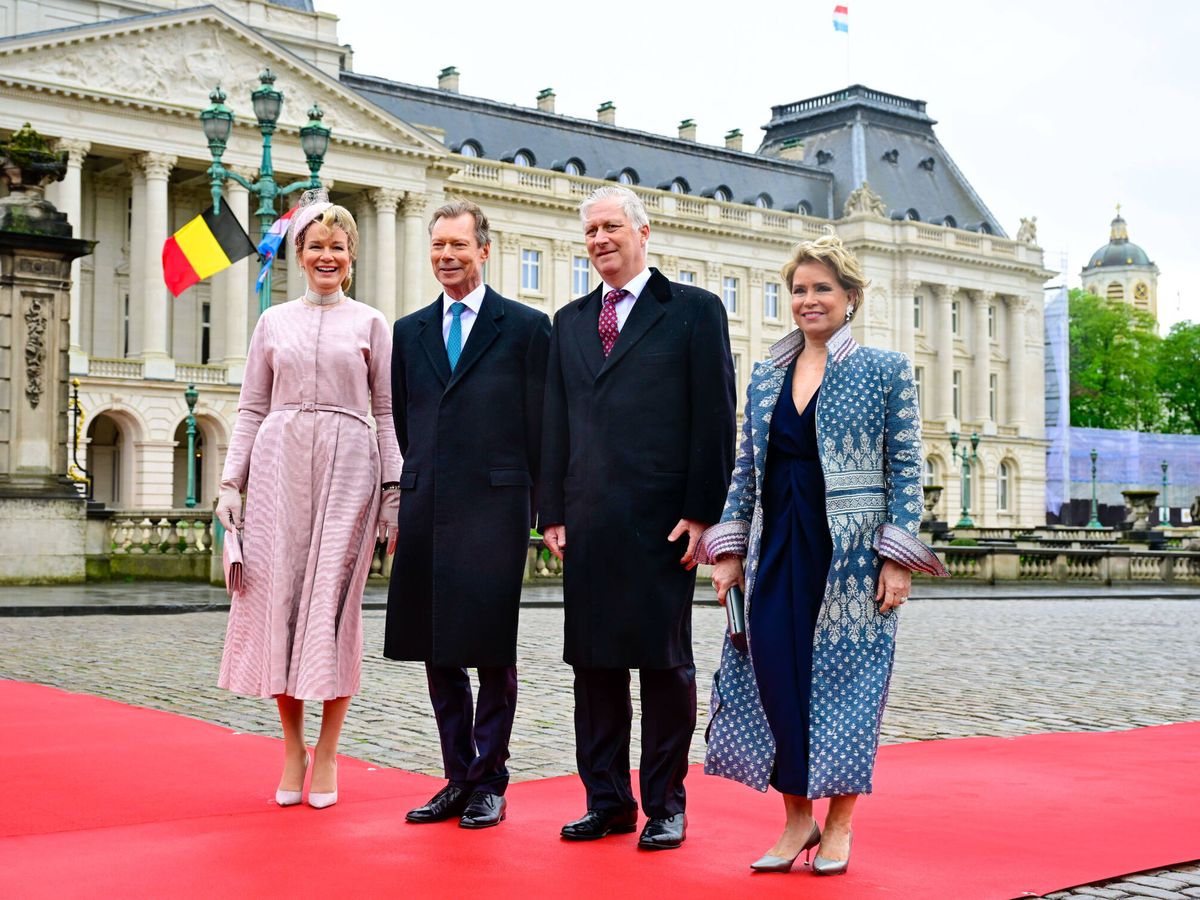 Foto: Los reyes de Bélgica con los grandes duques de Luxemburgo. (Gtres)