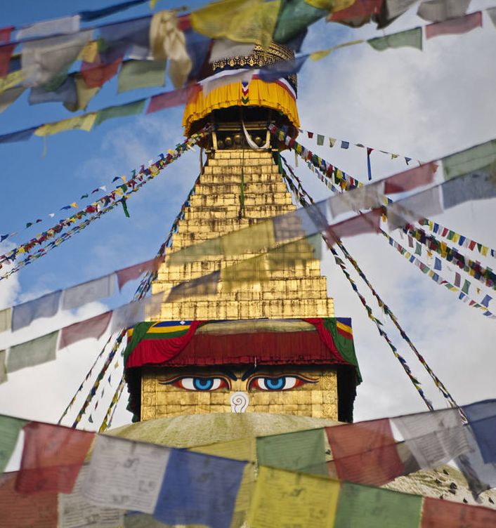 Estupa de Swayambhunath. (iStock)