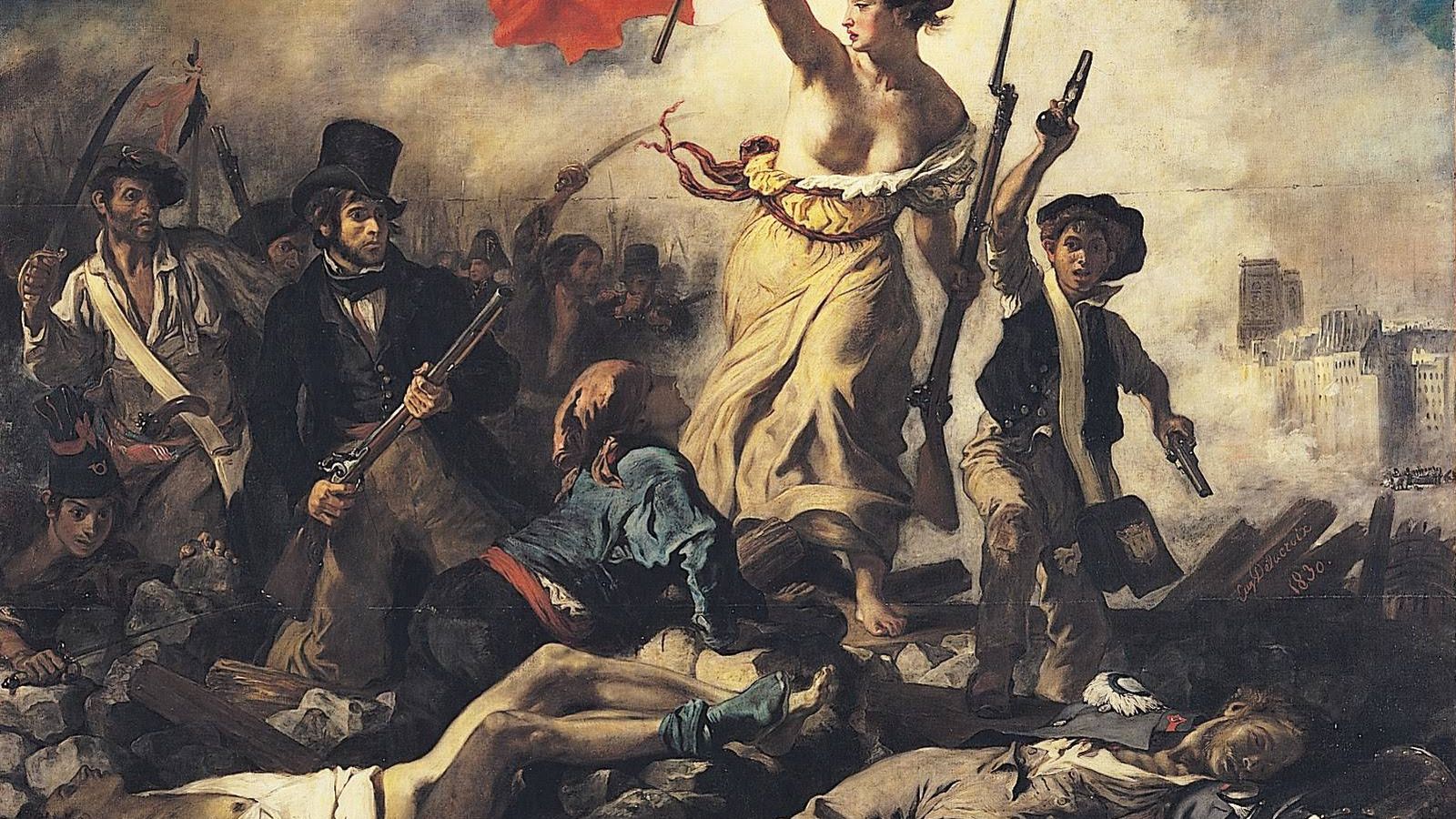 Foto: 'La libertad guiando al pueblo', Eugène Delacroix.