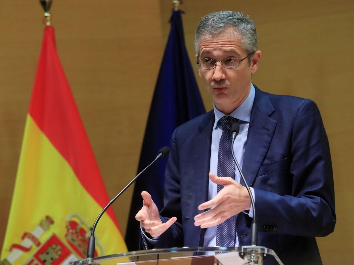 Foto: Pablo Hernández de Cos, gobernador del Banco de España. (Efe / Alvarado)