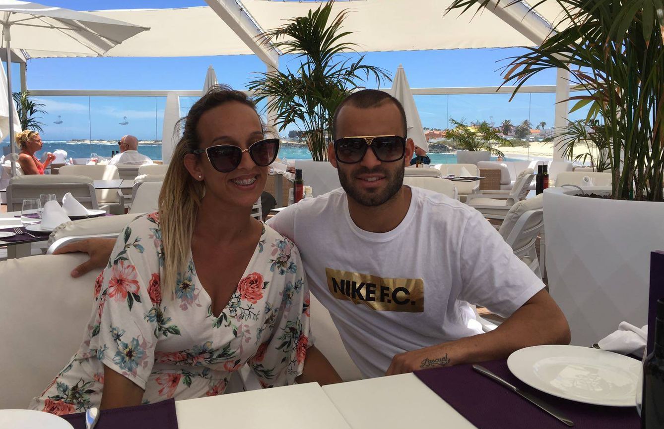 Jesé y Melody en junio de 2016, justo antes de que él se fuera a Maldivas