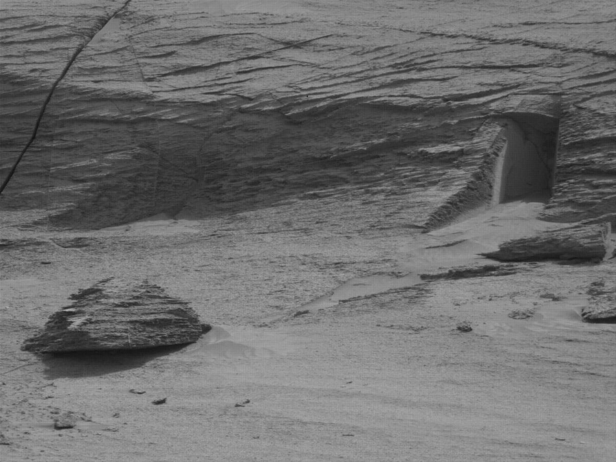 Foto: La 'puerta' misteriosa que hay en Marte (REUTERS)