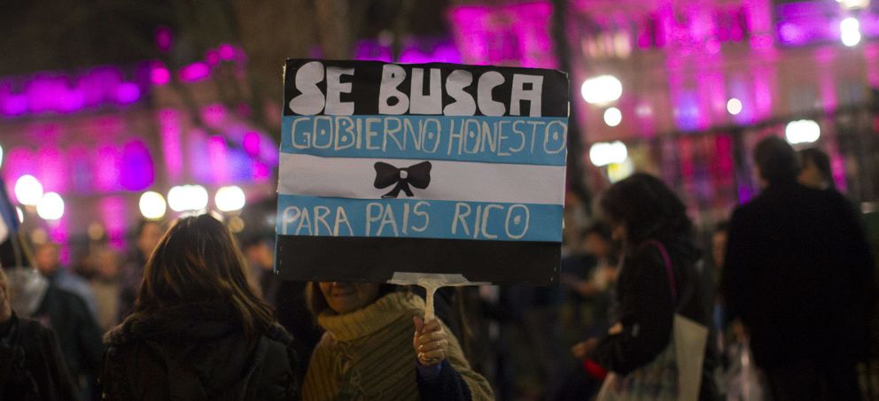 Imagen de archivo de una protesta en Buenos Aires contra el Gobierno. (Efe)