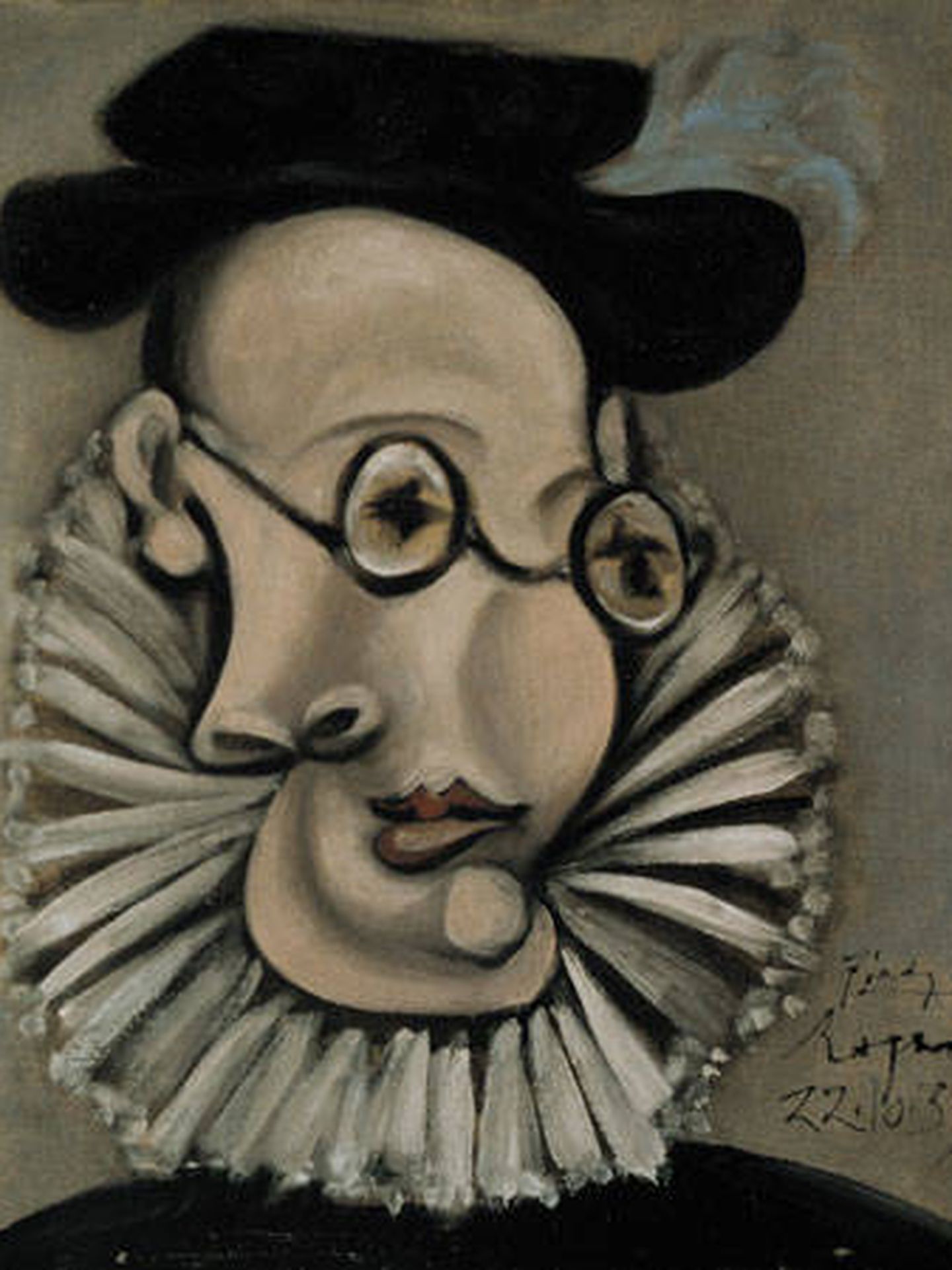 'Retrato de Jaume Sabartés con gorguera y sombrero', Picasso, 1939