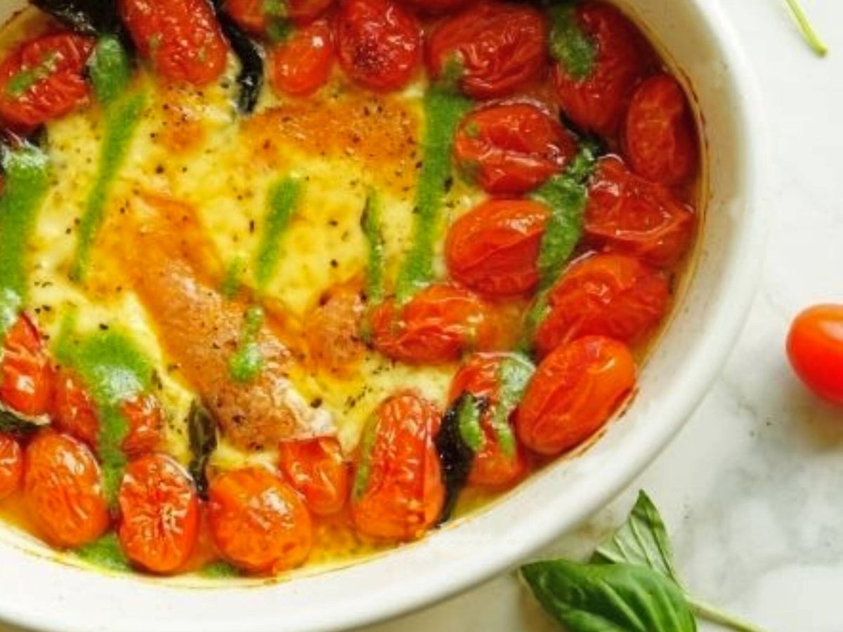 La receta de queso provolone con tomates y pesto del chef Bosquet se hace  en solo 15 minutos