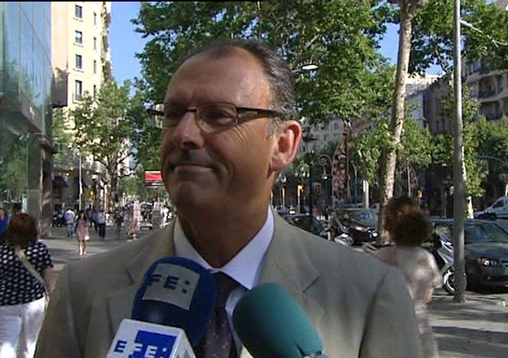 Foto: Imagen de EFE Televisión del abogado de Iñaki Urdangarin, Mario Pascual Vives (Efe)