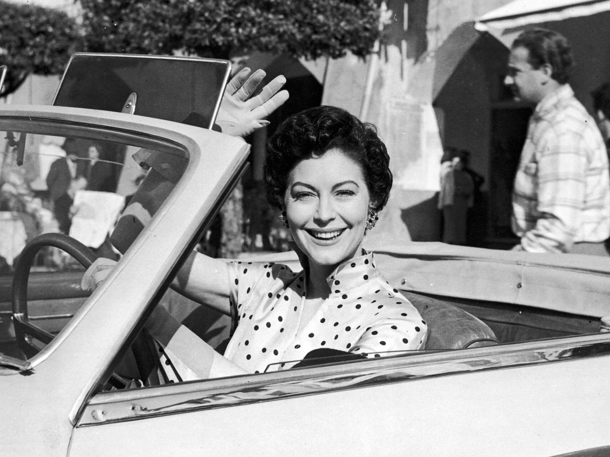 Foto: Ava Gardner en San Remo, Italia, en 1954. (Getty/Hulton Archive)