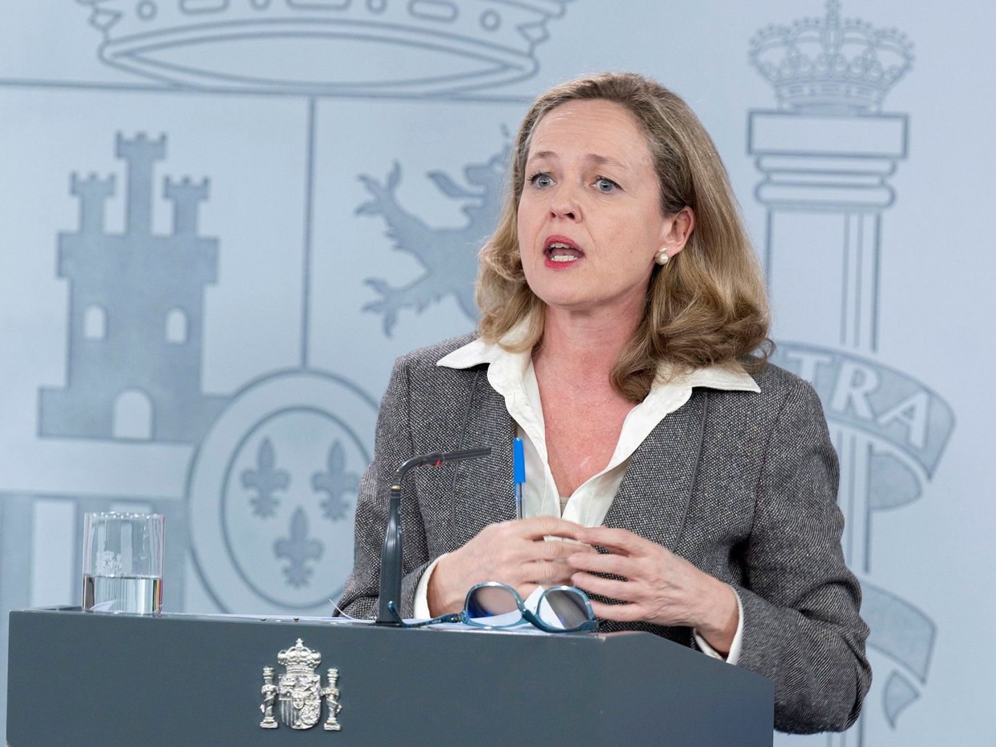 La ministra de Economía, Nadia Calviño. (EFE)
