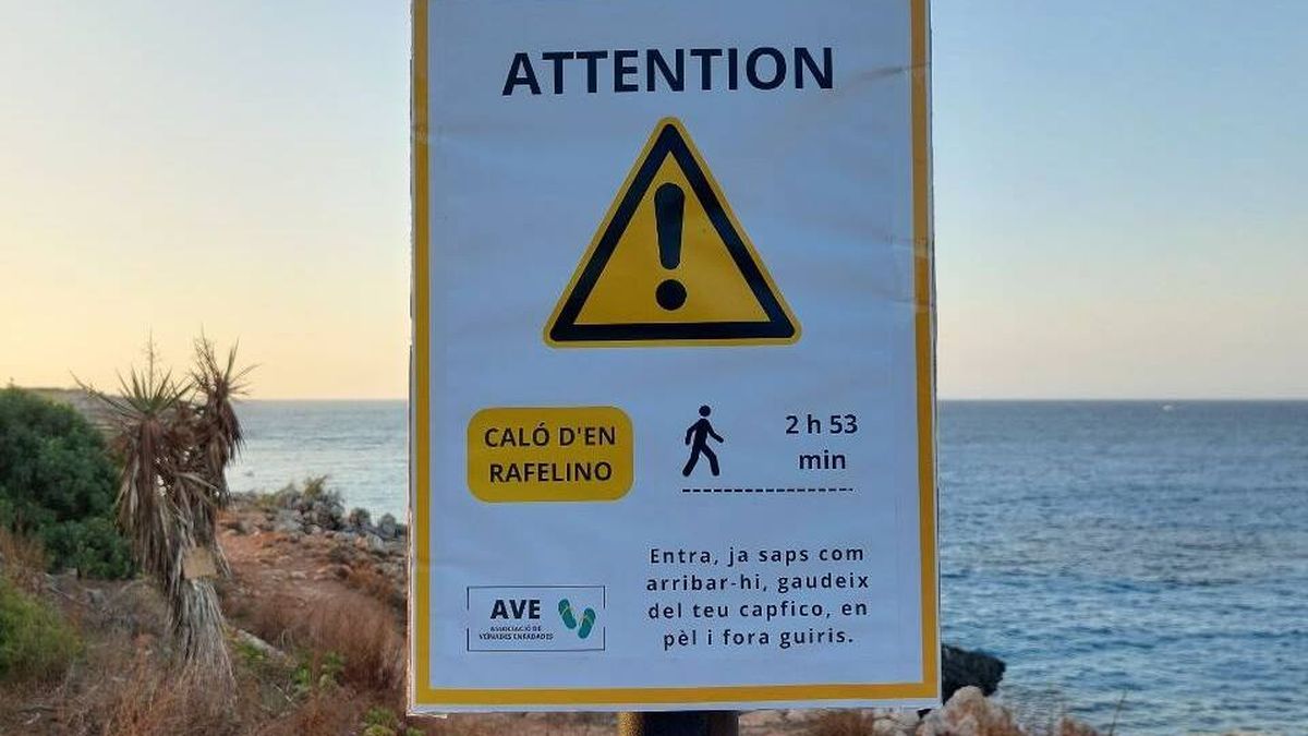  Los vecinos de Mallorca y sus carteles contra los turistas: "¡Peligro!"