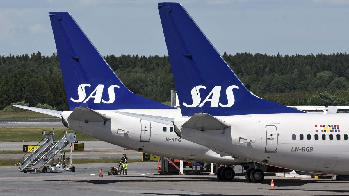 La aerolínea escandinava SAS se hunde un 10% en bolsa tras solicitar el concurso de acreedores 