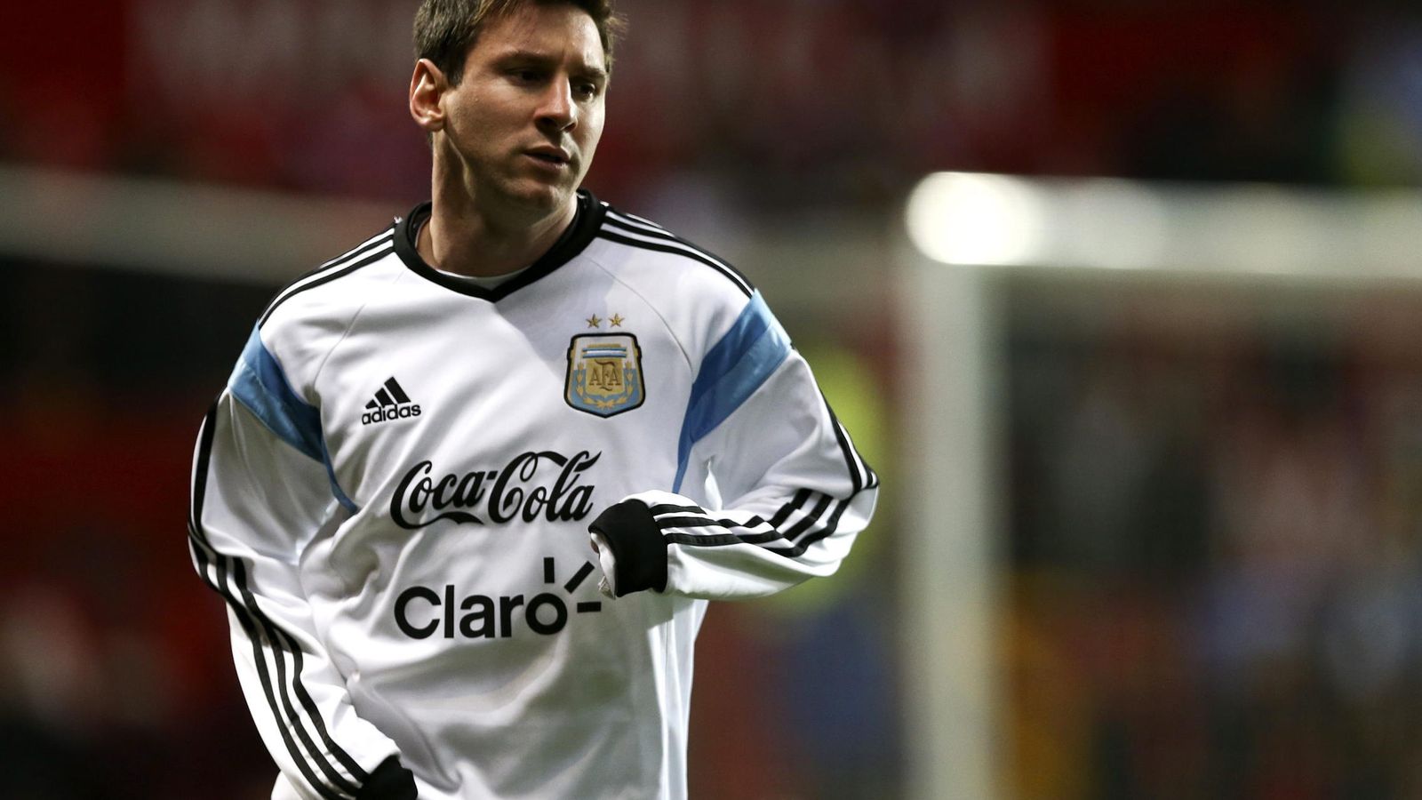 Foto: Messi, en una concentración con Argentina (Efe).