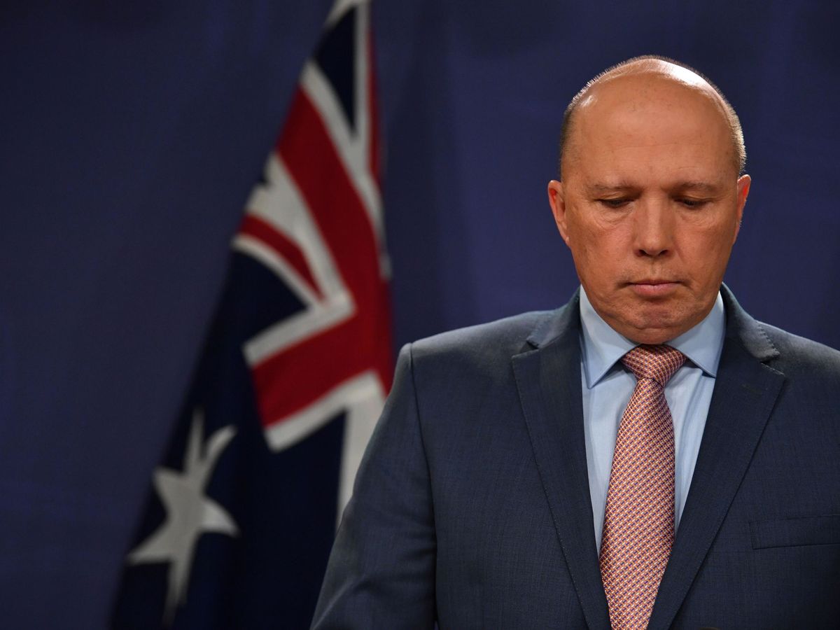 Foto: Peter Duttón, ministro del Interior australiano. (Reuters)