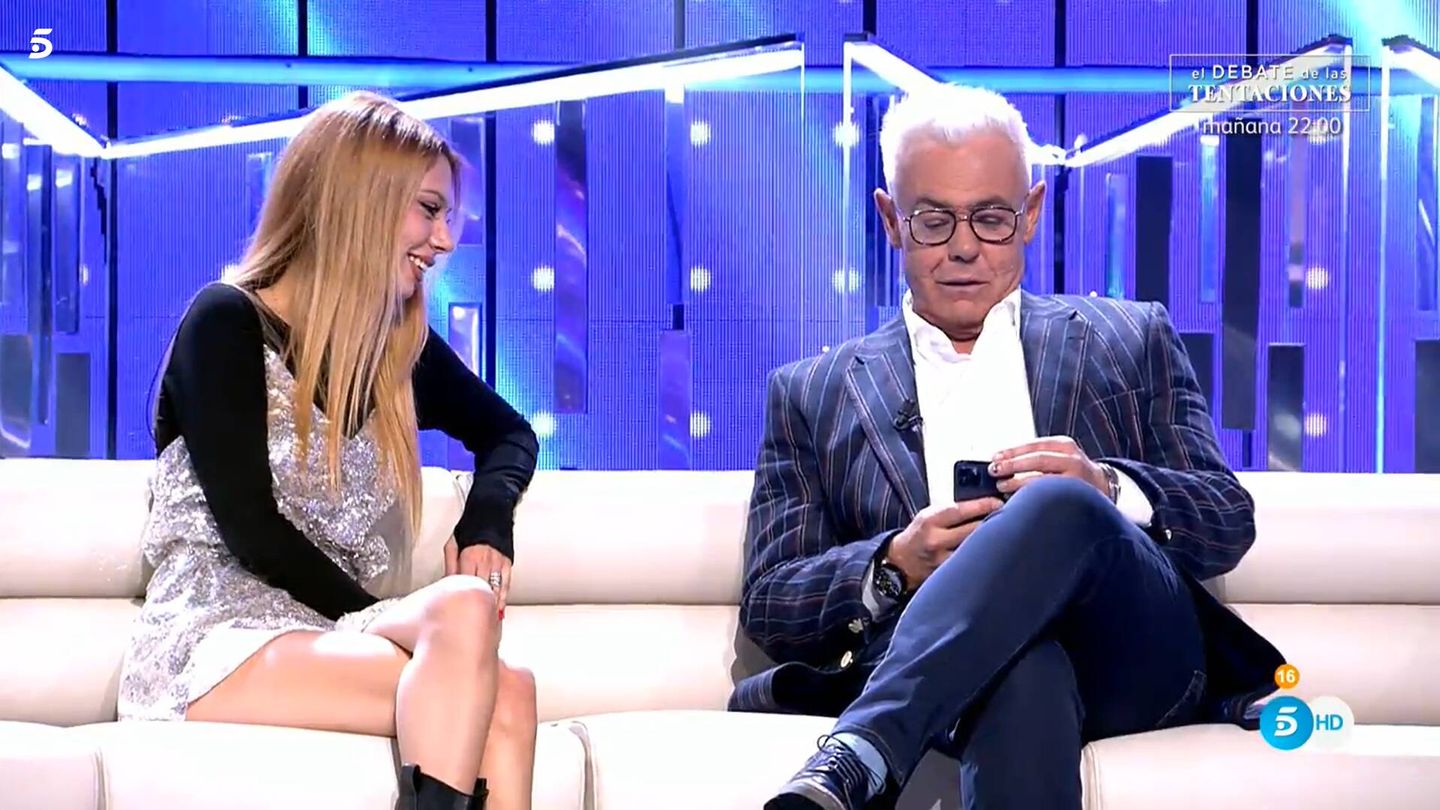 Alejandra Rubio y Jordi González, en 'Secret Story'. (Mediaset)