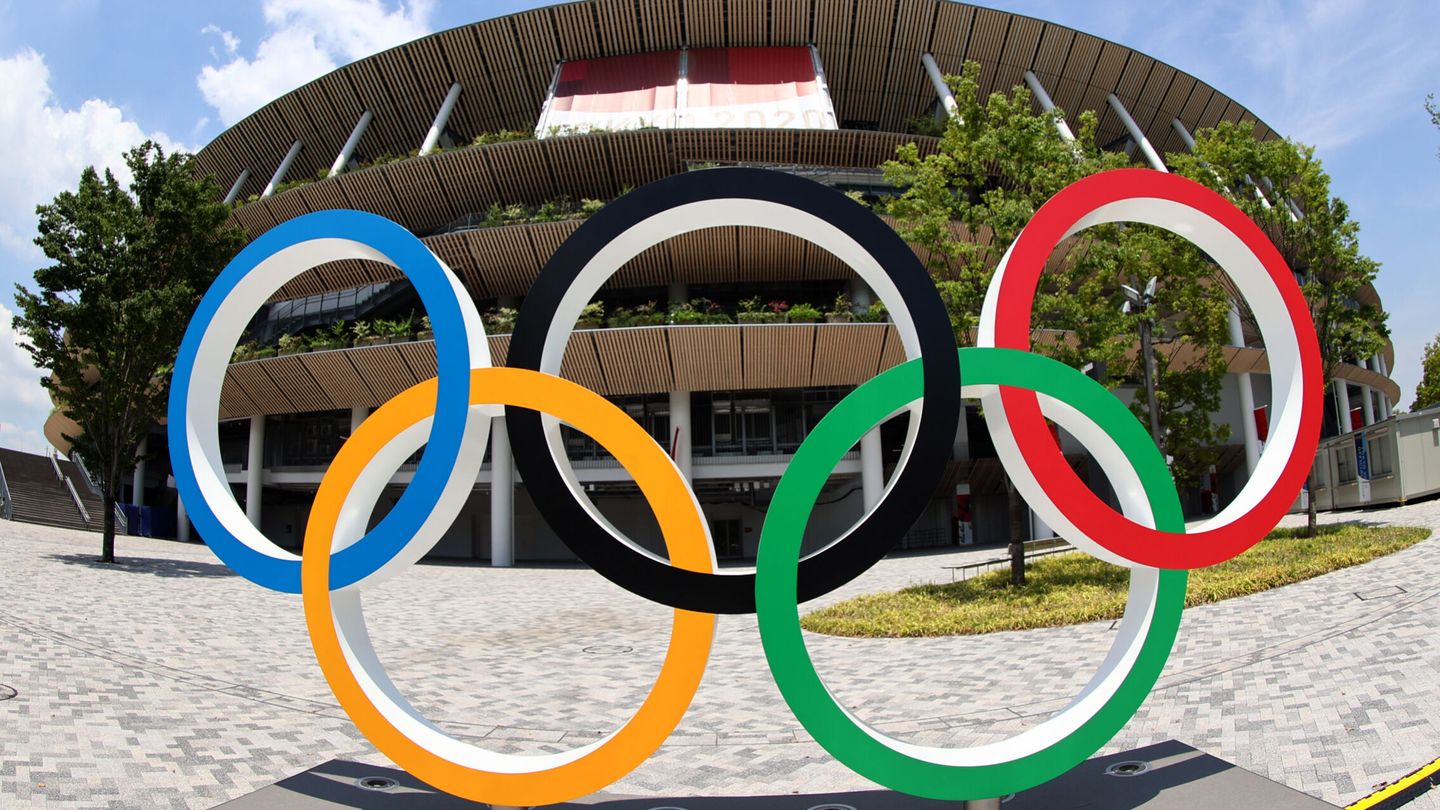 El Estadio Olímpico que albergará la ceremonia inaugural de los Juegos de Tokio (Reuters)
