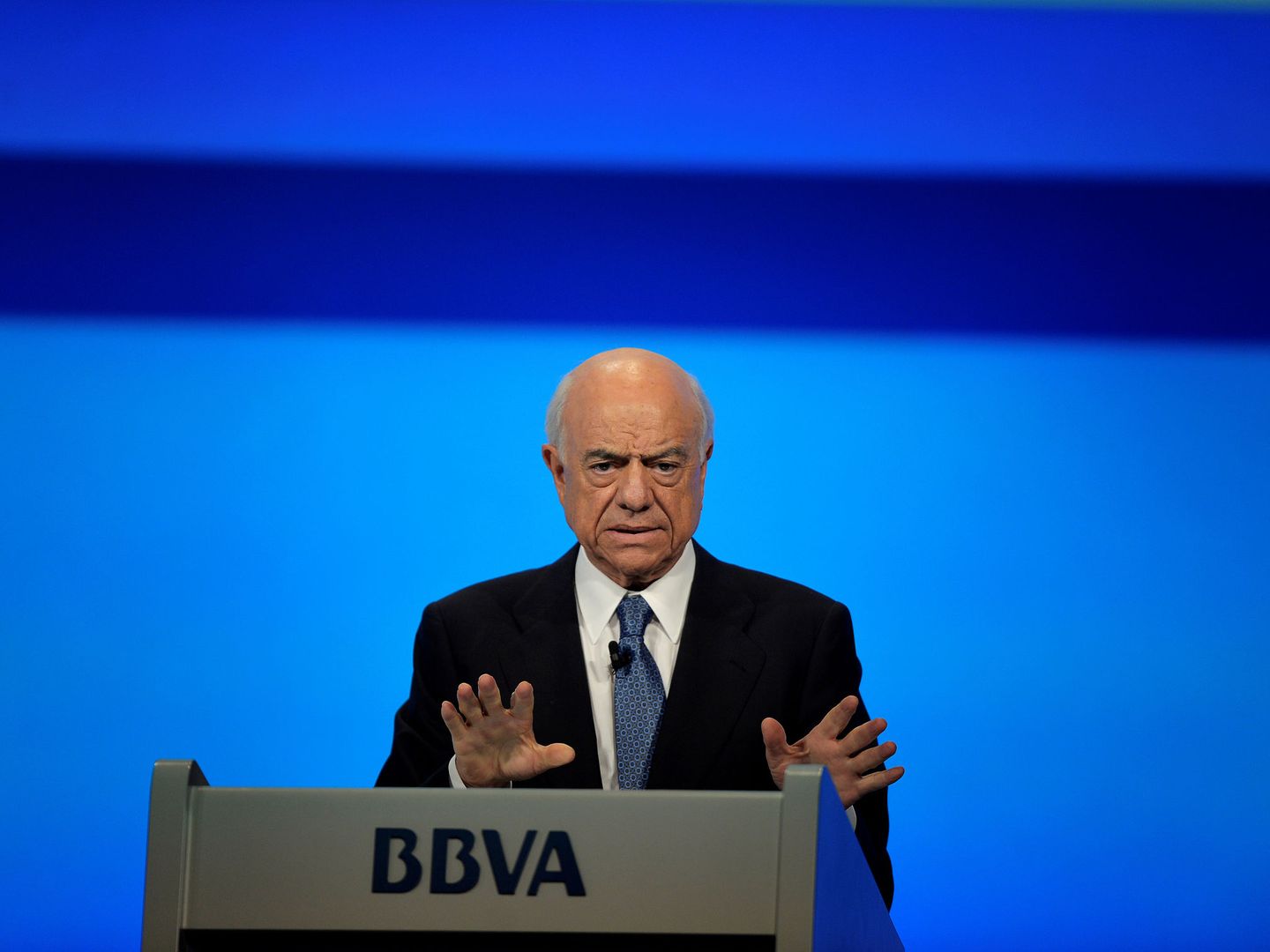 El ex presidente de honor del BBVA, Francisco González. (EFE)