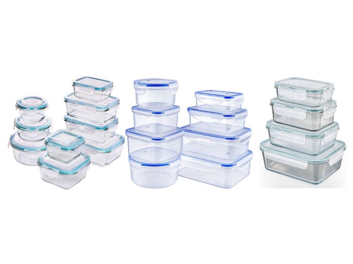 Foto: Los tuppers de cristal o plástico ideales para conservar y llevar la comida al trabajo