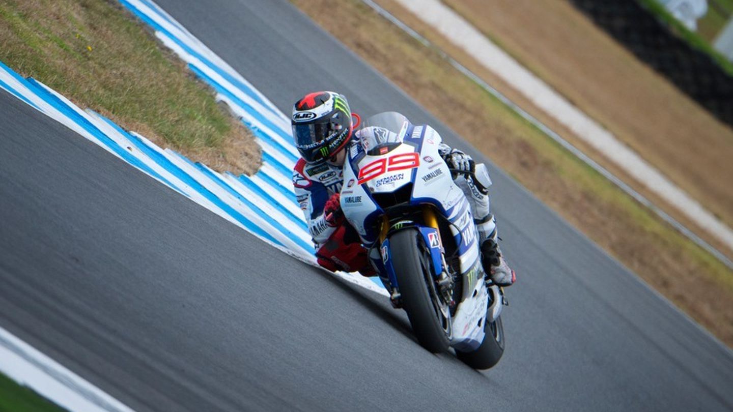 Jorge Lorenzo durante la última jornada de entrenamientos en Australia (MotoGP).