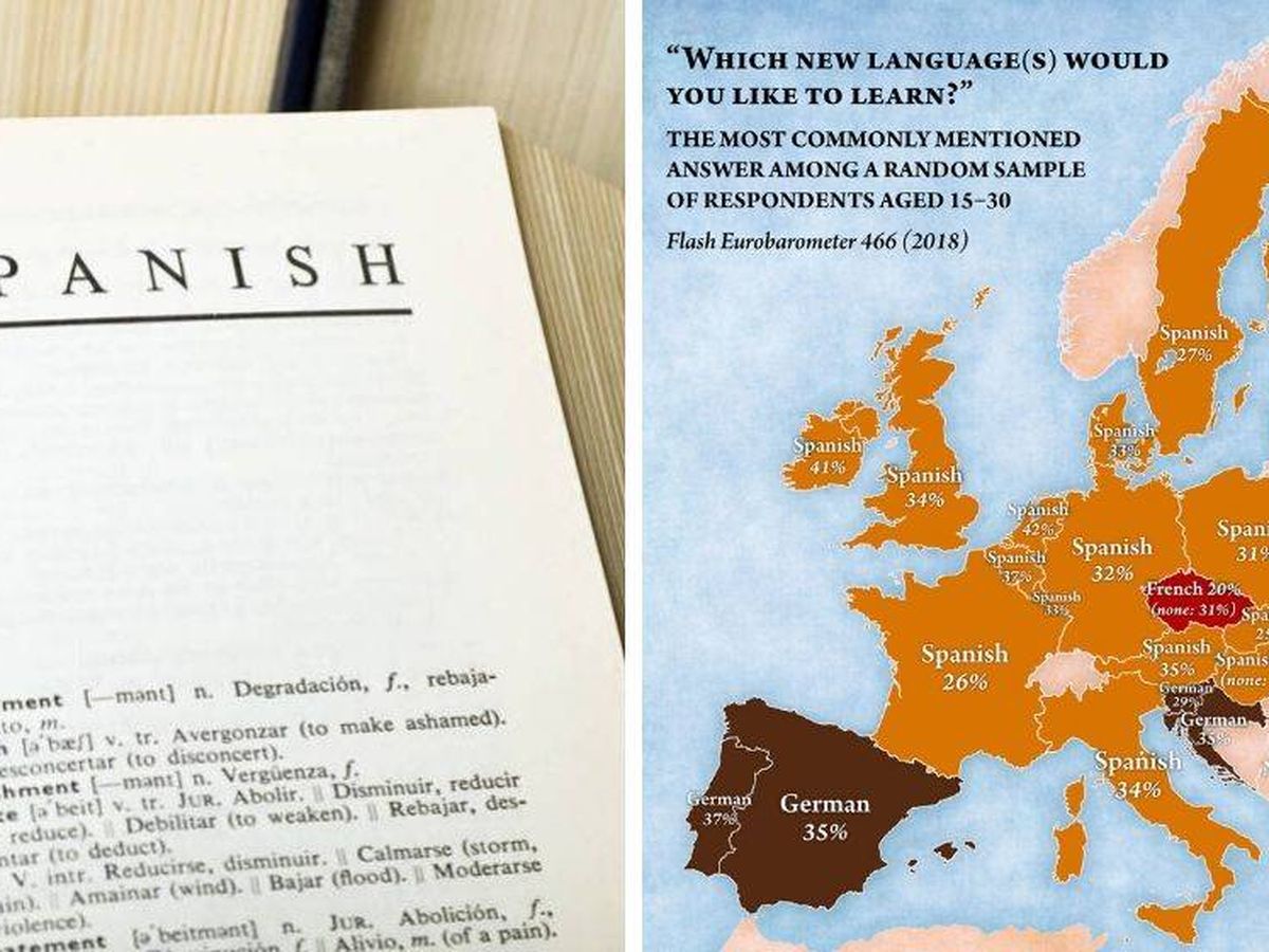 Quiere toda Europa aprender español? Lo que hay detrás del último mapa viral