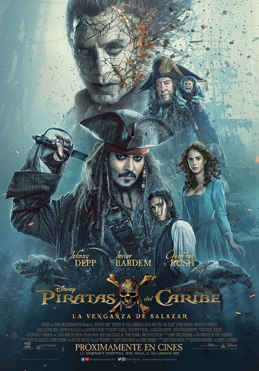 Cartel de 'Piratas del Caribe'.
